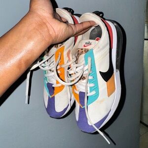 Nike Colorful Athletic Shoes with Black Swoosh